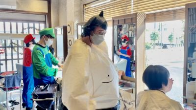 土浦ハロウィン　りずむヘアデザイン　土浦市　美容室　ハロウィン