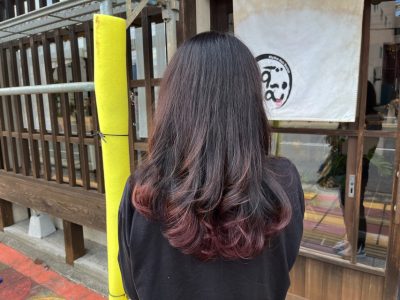 カラーファンタジー107　レプロナイザー107 還元美養　りずむヘアデザイン　髪と地肌のクレンジング　バイオプログラミング　裾カラー　ブリーチ　プラチナプログラミング　アルバージュ　