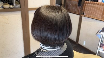 カラーファンタジー　レプロナイザー107 ヘアビューロン107 大人ショートカット　りずむヘアデザイン　還元美養りずむ南青山　30代　40代　50代　60代　